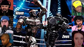 Zeus vs Atom  Final Round  Real Steel  Reaction Mashup  realsteel boxing [upl. by Greggory]