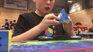 Offical PR  Pyraminx Average 424 [upl. by Nairad346]