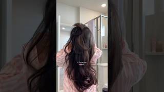 VS ANGEL HAIR 🎀🫧blowout vsangel victoriassecret blowouthair hairtutorial girlygirl [upl. by Glennon]