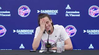 Caitlin Clark Post Game Interview Post Dallas Wings vs Fever [upl. by Blondy]