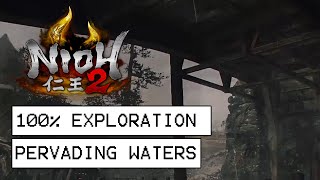 Nioh 2 100 Exploration Walkthrough  Pervading Waters All Items Kodamas Secrets [upl. by Nahpets324]