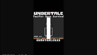 Pacifist Sans Survival Game No Hit by sensese pacifistsans undertale newyear [upl. by Judus]