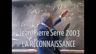 Linterview de JeanPierre Serre 2003 [upl. by Hsetih]