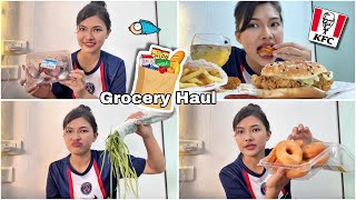 Mi SidabaGrocery haul🥬🍞🥩 haying ga Khatnaba KFC mukbang Night skincare PrettyXOXO [upl. by Daahsar171]