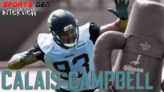 Calais Campbell Interview  Sports Den Live [upl. by Cresida]