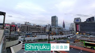 【Shinjuku】小田急百貨店跡 新宿駅西口 Apr 2024 Tokyo [upl. by Adnilec]