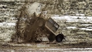 A10 Warthogs Target Practice On Humvees • Slow Mo Hits [upl. by Pahl]