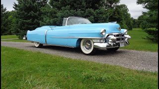 1st Year Eldo  1953 Cadillac Eldorado Convertible in Blue amp Ride on My Car Story with Lou Costabile [upl. by Nosyd]