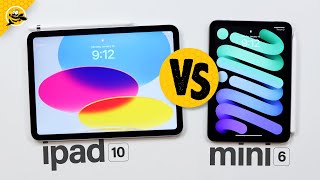 iPad 10th Gen vs iPad Mini 6  Which is Better [upl. by Coplin]