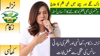 Balgam Wali Khansi Ka Ilaj  Balgam Khatam Karne Ka Tarika  How to remove mucus from lungs [upl. by Aleece]