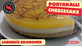 Lezzet Şöleni Ekonomik Portakallı Eti Burçak Labnesiz Cheesecake Tarifiquot [upl. by Welcome]