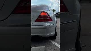 Mercedes CL500 straight pipe [upl. by Eadwine]