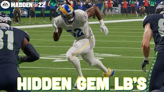 Madden 22 Hidden Gem LBs [upl. by Ailsa253]