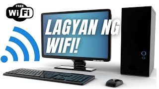 How to Connect Desktop Computer to WiFi  Paano Maglagay ng Wifi sa Desktop Computer  PC [upl. by Noid688]