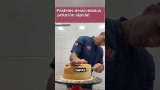 ¡Pasteles Perfectamente Nivelados 🎂✨PastelesNivelados DecoraciónDePasteles TipsDeRepostería [upl. by Atiram]