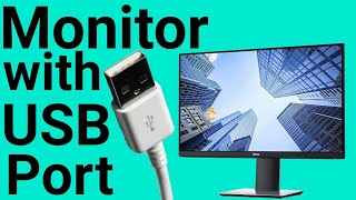 Best monitor with USB ports Dell P Series 24inch Monitor Lenovo ThinkVision T22v10 Hindi [upl. by Noyar]