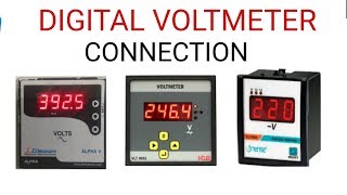 DIGITAL VOLTMETER CONNECTION WITH SELECTOR SWITCH [upl. by Amsirhc]