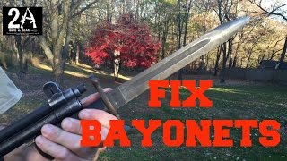 FIX BAYONETS A look at historical bayonets [upl. by Macguiness507]