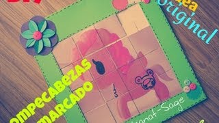 rompecabezas enmarcado puzzle DIY gift idea [upl. by Harms71]