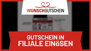 Wunschgutschein in Filiale einlösen • Tutorial [upl. by Kazmirci]