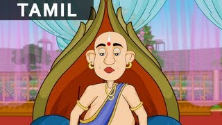 Strange Drama  Tales of Tenali Raman In Tamil  Animated Stories [upl. by Neelyhtak]