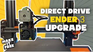 Direct Drive on Ender 3  Printable  Make it free ender3 [upl. by Fairweather122]