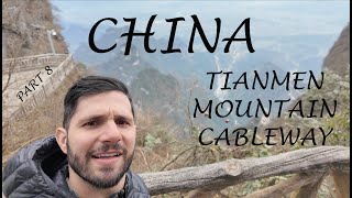 CHINA PART 8 TIANMEN MOUNTAIN CABLEWAY [upl. by Ettenauq]