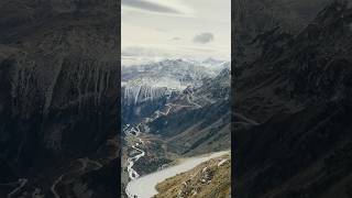 Furka pass 🇨🇭👈 switzerland inlovewithswitzerland jamesbond goldfinger videouploaded [upl. by Allcot]