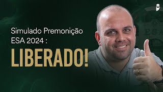 1º Simulado Premonição ESA 2024  Saiba como participar [upl. by Hirai]