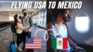 Flying from the US to Cancun Mexico in 2022 🇲🇽  FULLTIME TRAVEL BEGINS [upl. by Jermain]