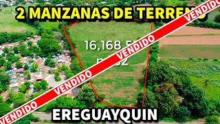 SE VENDEN 2 MANZANAS de TERRENO en EREGUAYQUIN Usulutan El Salvador [upl. by Schiff579]