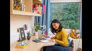 Tour of undergraduate student accommodation Instagram Story University of Glasgow [upl. by Klenk680]