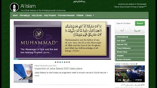 Alislam Website  alislamorg [upl. by Daggna607]