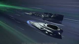 Javelin  Linked Group Quantum Jump  Star Citizen 323 Open PTU [upl. by Alvis]