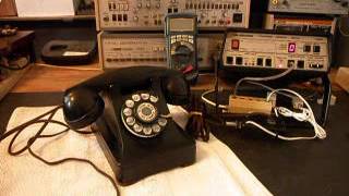 WE 302 Rotary Desk Telephone Repair wwwA1Telephonecom 6182356959 [upl. by Morry]