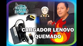 ADAPTADOR CARGADOR LENOVO DAÑADO [upl. by Enoob]