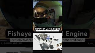 Fisheye camera setup in Unreal Engine unrealengine fisheye [upl. by Vatsug]