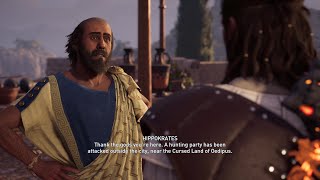 Assassins Creed Odyssey PC  Side Quest  The Hunting Party Walkthrough [upl. by Eidua]