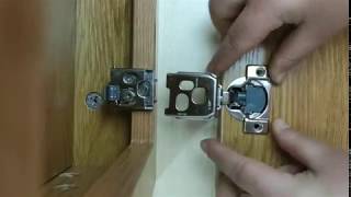 Face frame cabinet hinge has a new way to installation [upl. by Kacey]