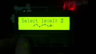 Arduino  16 X 2 LCD Keypad Shield Snake Game [upl. by Anyel]