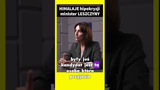 Himalaje hipokryzji minister Leszczyny Shorts [upl. by Adnowal271]