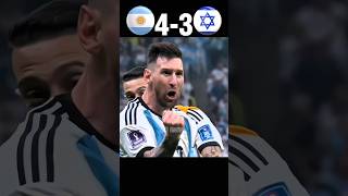 Argentina vs Israel World Cup Final 2026 🥵 football messi youtube shorts [upl. by Zamir26]