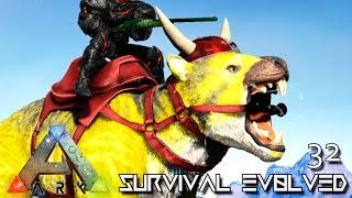 ARK SURVIVAL EVOLVED  NEW PRIMAL THYLACOLEO TAMING  E32 MODDED ARK PUGNACIA DINOS [upl. by Esdnyl]