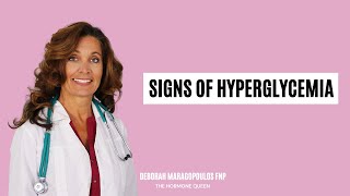 Signs of Hyperglycemia [upl. by Adnauq]