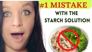 STARCH SOLUTION MAXIMUM WEIGHT LOSS  STARCH SOLUTION WHAT I EAT IN A DAY [upl. by Ydnolem569]