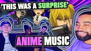 Non Anime Fans react to ANIME OPENINGS ENDINGS and MUSIC VIDEOS for the FIRST TIME Part 3 [upl. by Addis]