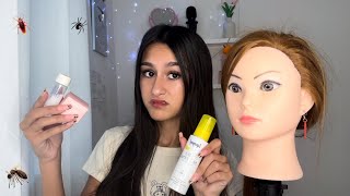 ASMR You get a facial at the WORST reviewed spa there’s bugs🤢 [upl. by Daenis]