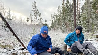 Winter hiking in Sweden Olofström  Glimåkra [upl. by Dnalerb]