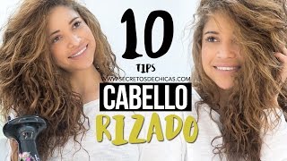 10 TRUCOS PARA EL CABELLO RIZADO  RIZOS PERFECTOS [upl. by Yentroc]