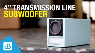 Building a 4quot Transmission Line Subwoofer  by SoundBlab [upl. by Lyndsay]